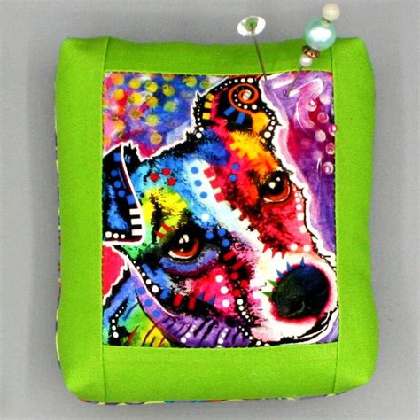 Dog Pincushion Doggie Daze Pin Cushion Pop Art Puppy Etsy