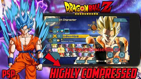 Play and enjoy the game. Dragon Ball z Highly Compressed PPSSPP Download