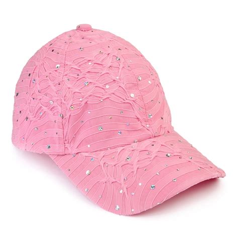 Pink Glitter Baseball Cap