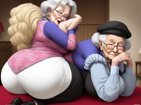 Ai Upscaler Granny Showing Her Big Booty Sitting On Husband Hot Sex