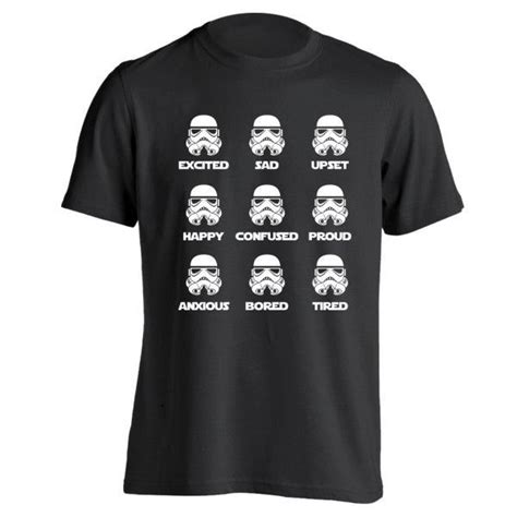 Storm Trooper Emotions Shirts T Shirt Men