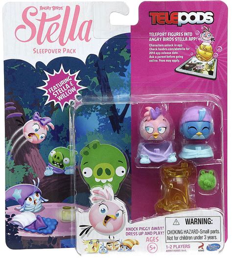 Angry Birds Telepods Sleepover Figure 2 Pack Stella And Willow