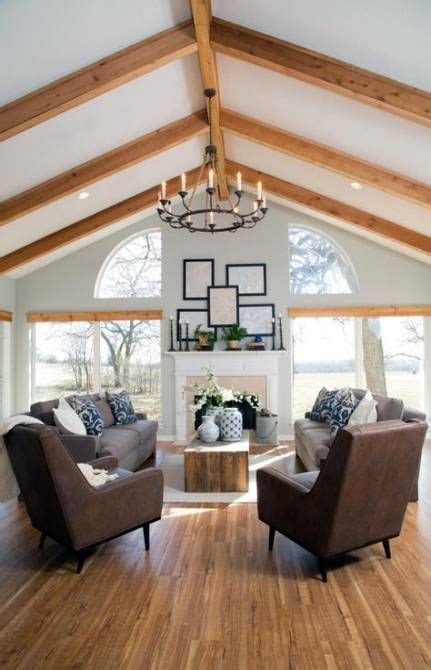 Joanna gaines recently makes newest joanna gaines paint colors which are available in matte, eggshell. 62 Trendy Farmhouse Living Room With Tv Chip And Joanna ...