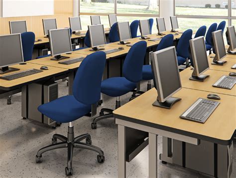 Mobile, adjustable height & sink options. Basic Table | Computer Lab Tables | Classroom Furniture ...