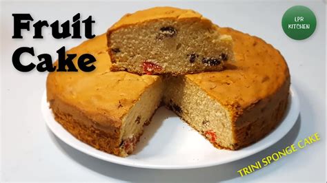 Then shake the pan gently from side to side until the cake is loose. Fruit Cake Recipe From Scratch | Trini Sponge Cake | Fruit Cake For Beginners | Easy Tea Time ...