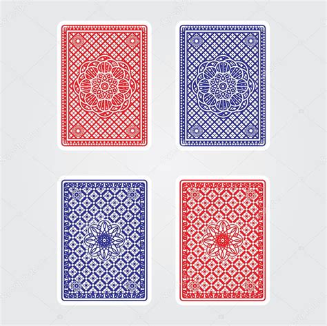 Playing Cards Back — Stock Vector © 92458018