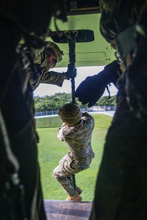 Dvids Images Blt 24 31st Meu Fast Rope From Mv22b Osprey Image 1 Of 4