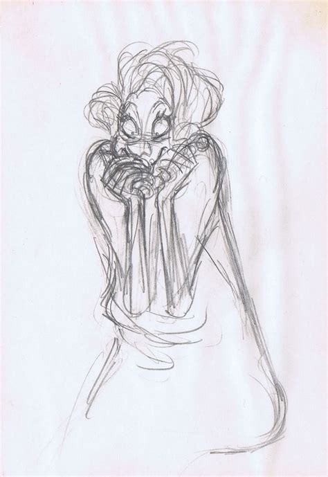 Medusa Milt Kahl Disney Concept Art Animation Sketches Animated Drawings