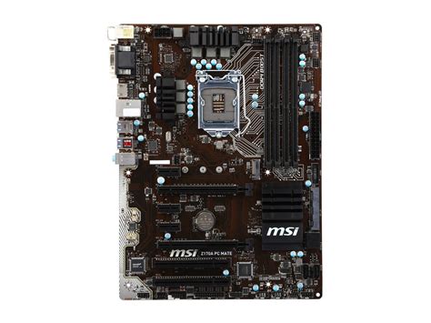 Msi Z170a Pc Mate Lga 1151 Atx Intel Motherboard