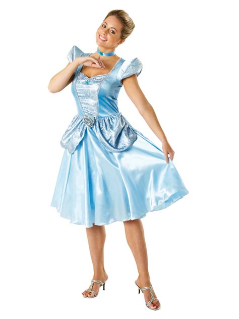 Adult Licensed Disney Princess Cinderella Fancy Dress Costume Sexy