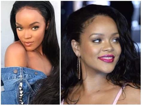 Rihannas Identical Twin Sister Causes Confusion As People Struggle To Tell Who Between Them Is
