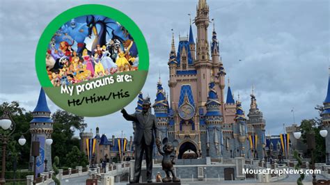 Disney Requiring Guests To Wear Pronoun Pins