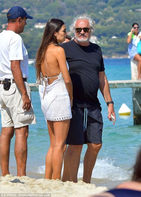 Elisabetta Gregoraci Displays Her Sensational Body In Skimpy Green Bikini In St Tropez Daily