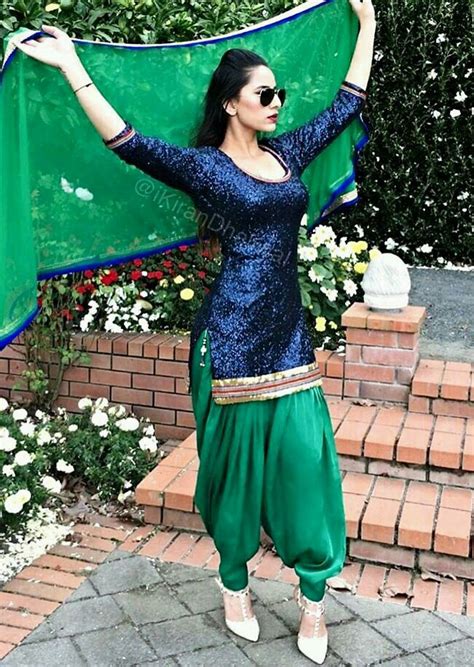 Sparkling Blue Salwar Suit Beautiful Colour Combination Punjabi