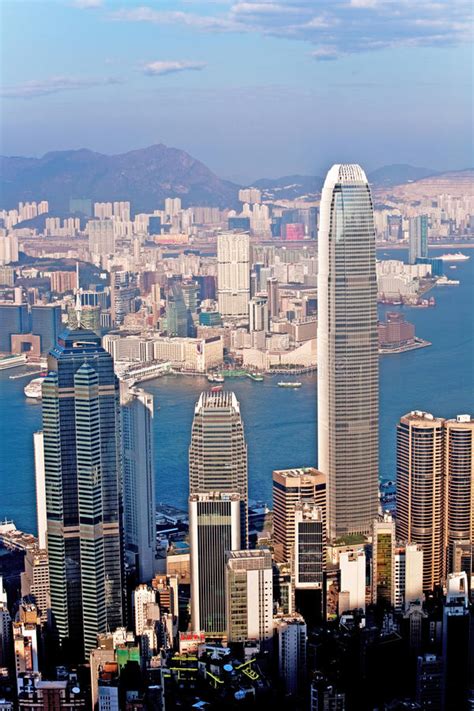 Hong Kong City View From Victoria Stock Photo Image Of Landmark