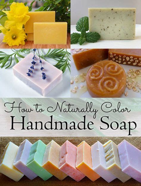 How To Naturally Color Handmade Soap Ingredients Chart Homemade