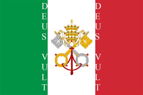 Flag Of An Alternate History Italy Adopted After The Catholic