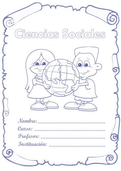 Carátula De Ciencias Sociales Caratulas De Ciencias Ciencias