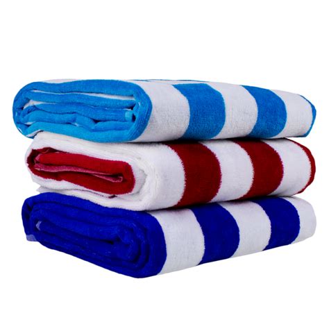 The Latitude - Basic Weight Cabana Stripe Personalized beach towels ...