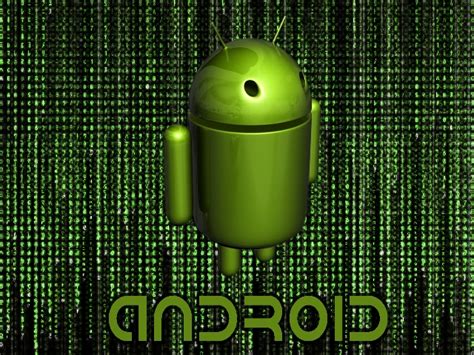 Android Bugdroid 3d Wallpaper Black Matrix Wallpaper Backgrounds