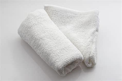 Premium Photo White Towel On White Background
