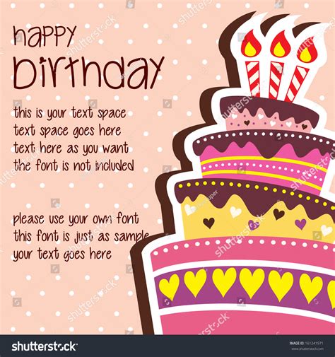 This gives you all of the basic design elements right away. Birthday Card Template