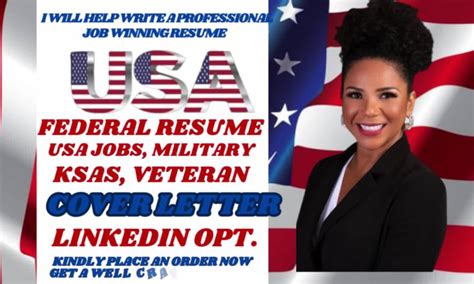 Provide Federal Resume For Your Targeted Federal Job Usajobs Military