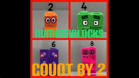Number Blocks Counting By 2s Youtube