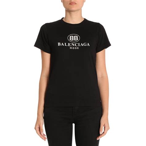 Balenciaga T Shirt Women T Shirt Balenciaga Women Black T Shirt Balenciaga 504156 Tyk23