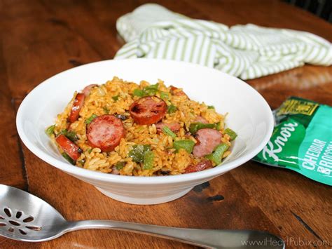 (if there is any poultry in the sausage, be sure to cook it to. Super Easy Rice & Sausage Meal Using Knorr Ready To Heat ...