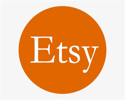 Etsy Logo Etsy Circle Logo Png Transparent Png 576x576 Free