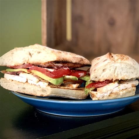 Chipotle Chicken Sandwich With Bacon Tomato And Avocado The Studio Cafe