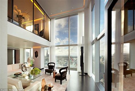 The Two Luxury Penthouses Situated 370ft Above London Sit On The Top