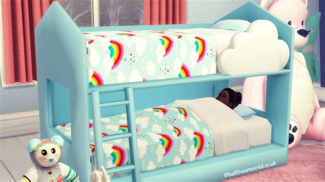 Sims 4 Cc Custom Content Clutter Decor Furniture Kids Bunk Beds Vrogue