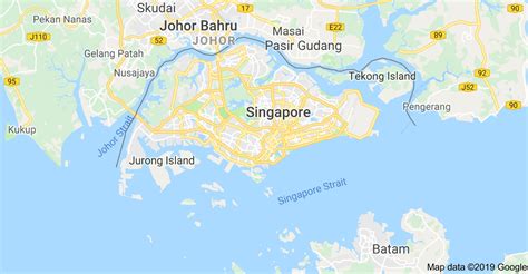 Map Of Johor And Singapore