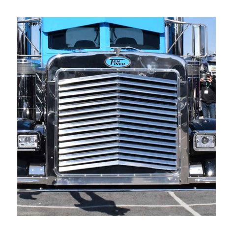 Peterbilt 379 Extended Hood Angled Louvered Grill Raneys Truck Parts