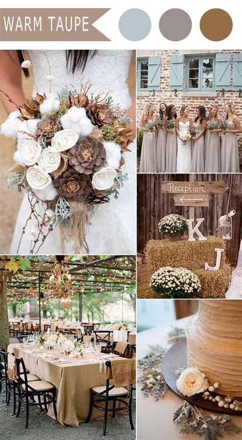 Warm Taupe Is A Timeless Color For Fall 2016 Jena Richards Weddings