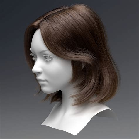 Artstation Realistic Hair Xgen In Arnold Box Shih Blender Hair