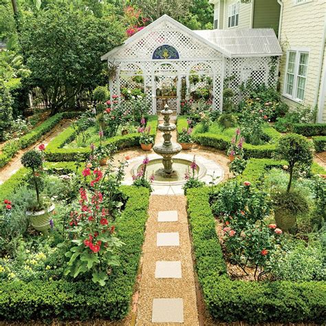 British Inspired Courtyard Classic Courtyards Southern Living