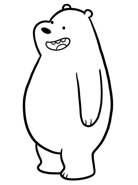 Desenhos De Urso Polar De Ursos Sem Curso 1 Para Colorir E Imprimir