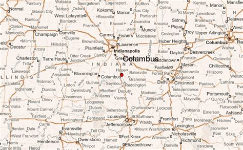 Columbus Sightseeing Map