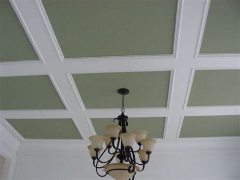 Measure for the first main perimeter beam. easy flat coffered ceiling - Google Search | DIY: Trim ...