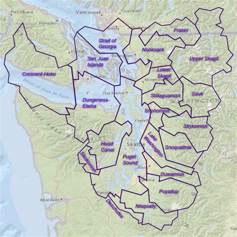 Puget Sound County Map