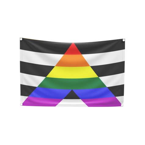 Bandeira Do Orgulho Aliado Lgbtqia Rei Das Arts