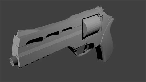 Not only that but you can vote on models. Rhine Revolver | Blender 3D Model