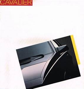 Lrg 1986 Chevy Cavalier Brochure Pamphlet W Color Chart Z24 Cs Rs