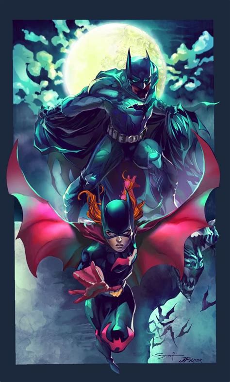 Digital Art By Ivanna Matilla Cuded Batman And Batgirl Batgirl