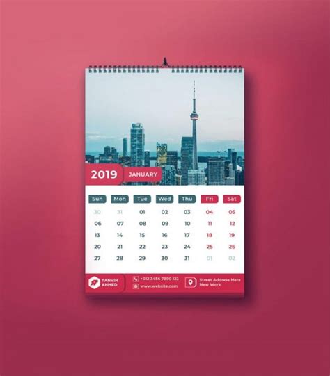 A3 Wall Calendar 13 Sheets Design And Print Online In Nigeria