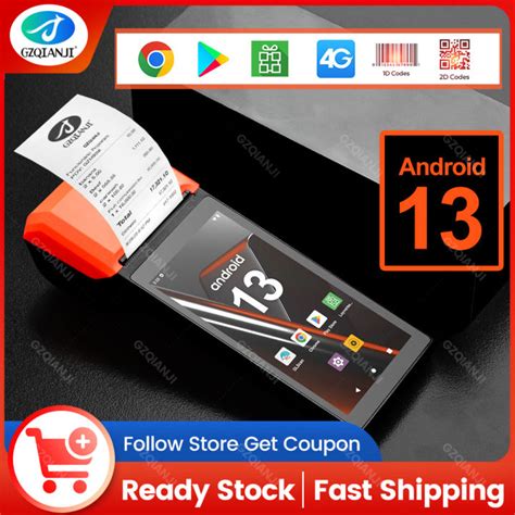 New Android 13 Point Of Sale Pos System 58mm Thermal Printer Handheld