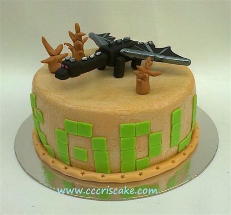 Minecraft Enderman Dragon — Birthday Cakes Dragon Birthday Cakes
